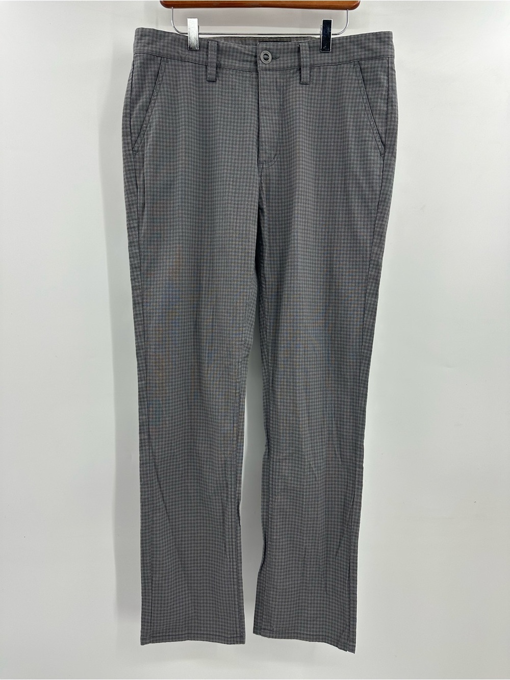 Brixton Reserve Pant Standard Fit Gray Micro-Check Pants